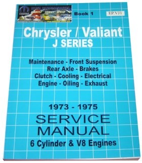 Workshop Service Manual : Valiant 1973-1975 VJ (book 1)