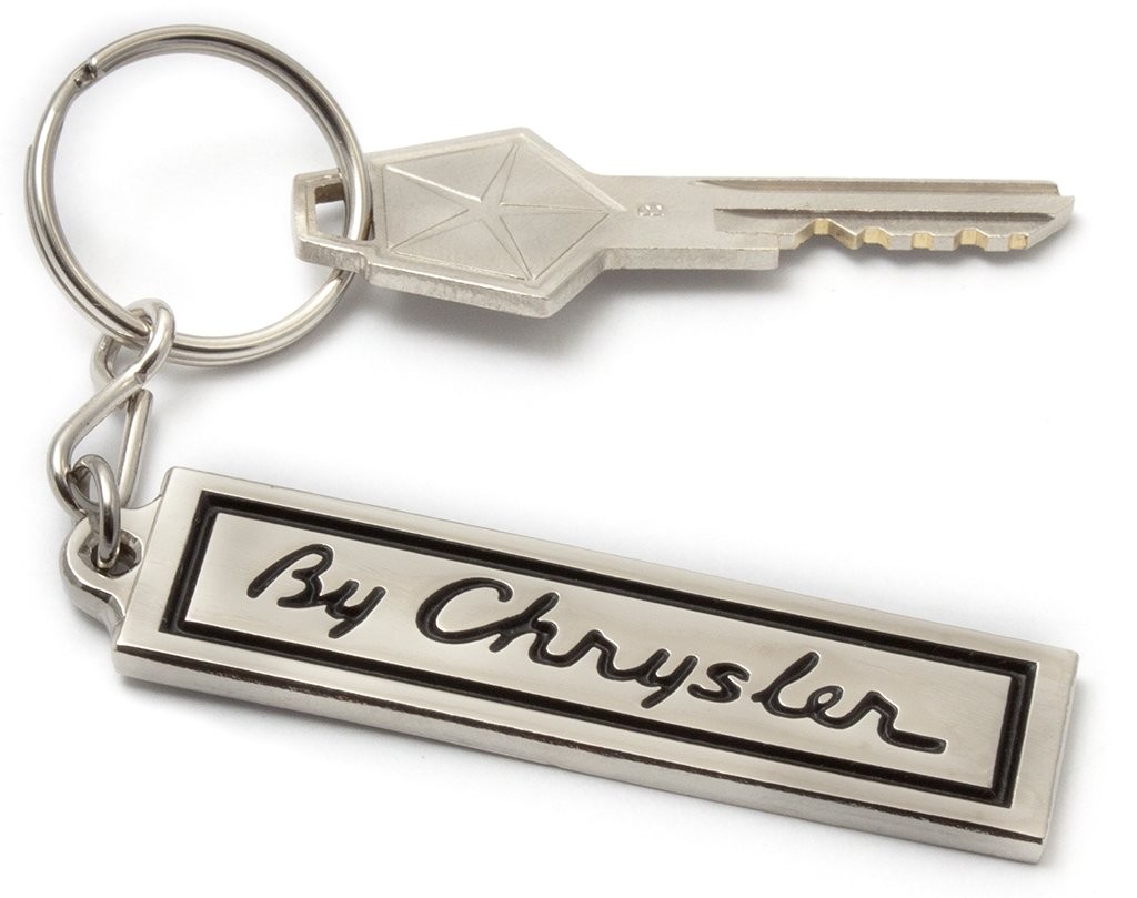 "By Chrysler" Key Ring Tag Fob (mini badge lookalike)