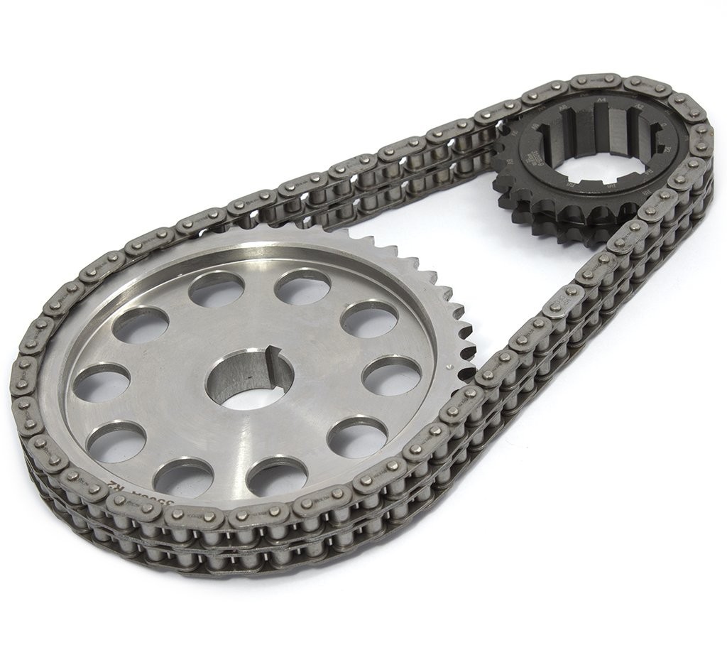 Small Block Double Roller Billet Steel Timing Chain & Gear Set (Howards Cams)