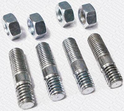 Stud & Nut Set x4 : Length 1-1/4"  : Intake Manifold to Weber Carburettor