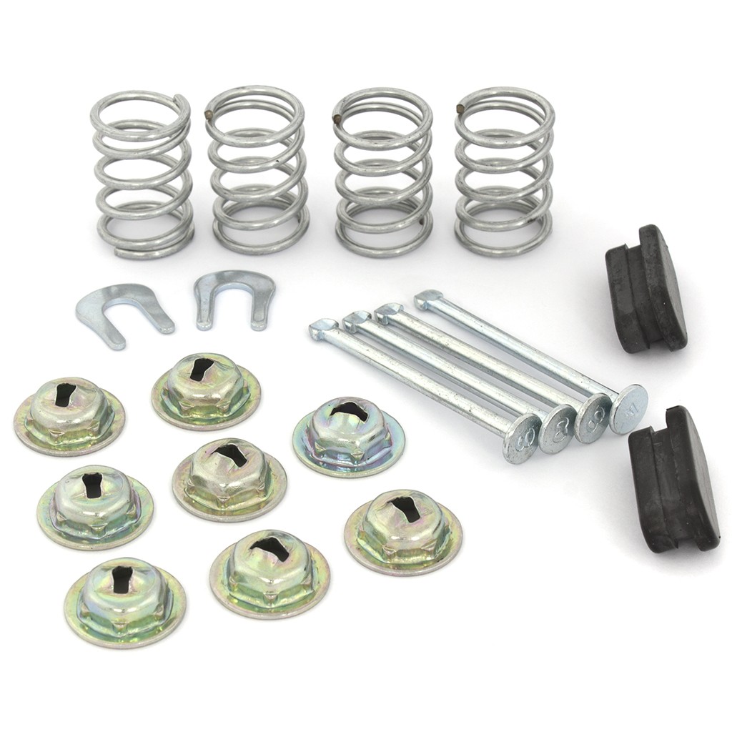 Drum Brake Spring and Clip Hardware Package : suit Late VK & CL/CM (10" drums)