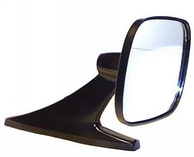 Universal Rectangle Door Side Mirror : Black