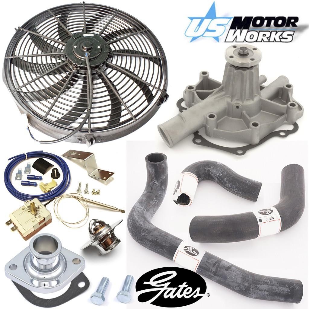 Engine Cooling Service Kit + Thermo Fan Upgrade : suit Small Block : CL/CM (26" radiator)