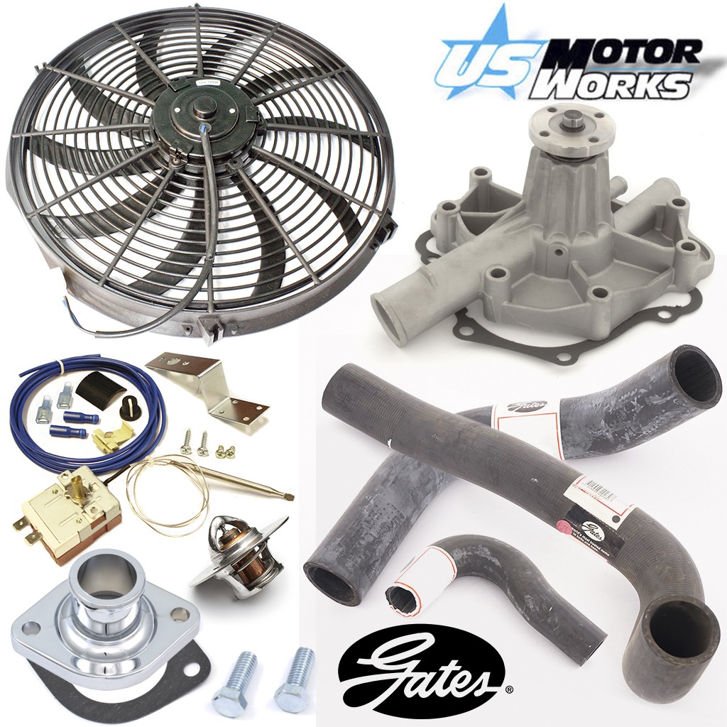 Engine Cooling Service Kit + Thermo Fan Upgrade : suit Small Block : VF