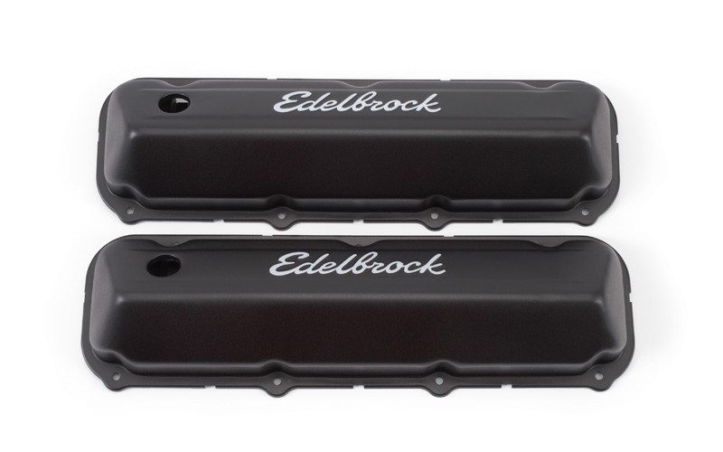 Edelbrock Signature Series Black Rocker Cover Set : suit Small Block (Edelbrock part# 4473)