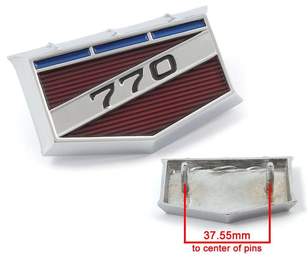 Reproduction Interior "770" Shield Badge : suit VH/VJ/VK/CL Charger & Sedan
