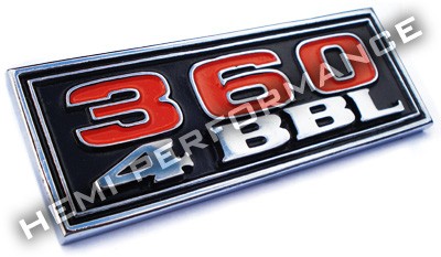 Reproduction "360 4BBL" Badge