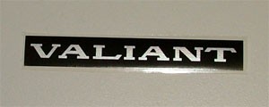 Valiant Trunk Overlay Decal : GA/GB Valiant Galant