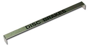 Brake Pedal Rubber 'Disc Brake' Nameplate : suit VG/VH/VJ/VK/CL/CM Automatic