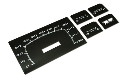 Instrument Face Restoration Decal Package : suit VF [MPH] (Black)