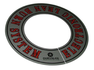 "Electronic Lean Burn System" Air Cleaner Decal : CL/CM