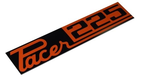 "Pacer 225" Air Cleaner Decal : suit VF Pacer