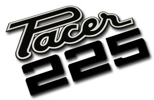 "Pacer 225" Decal : suit VF Pacer (Black)