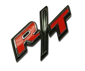 R/T Headlamp Door Badge : 1969-70 Dodge Charger