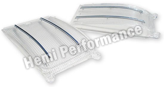 Reproduction Front Indicator Lens & Chrome Molding Set : suit VF/VG (HP's New Mold-Injected Lens Range)