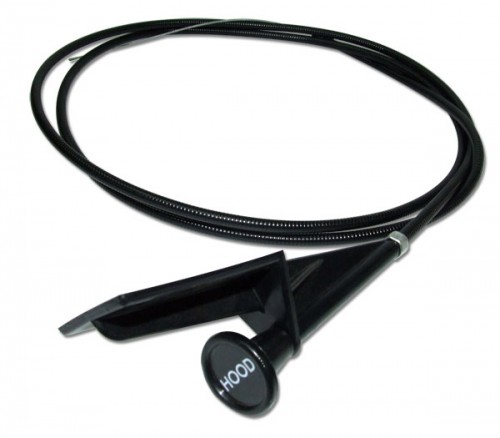 Bonnet Release Cable : Overlength by 1/2 Meter : suit VK/CL/CM : (has plastic bracket w/Round knob)
