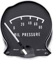 Rallye Dash Oil Pressure Gauge : 1968-70 B-body