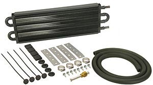 Derale Automatic Transmission Oil Cooler Kit : Small Rectangular