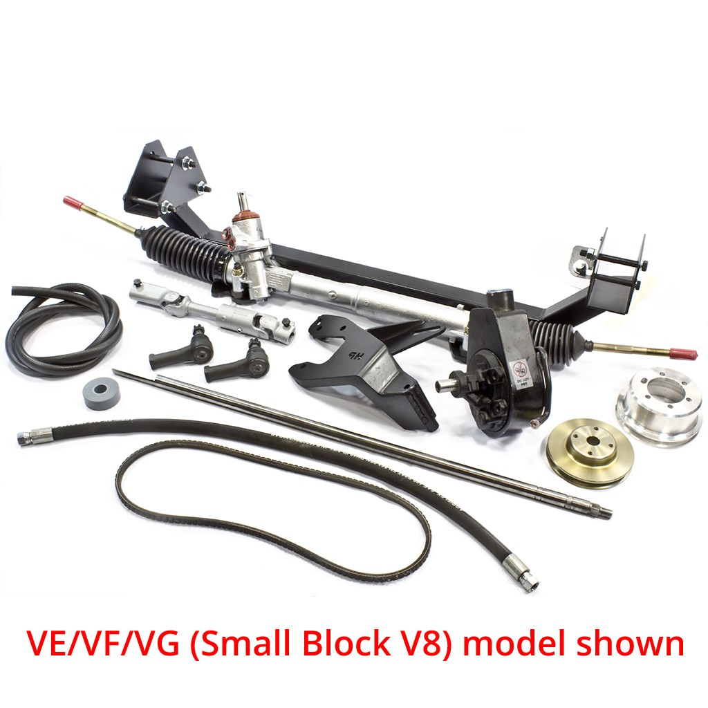 Power Assist Rack & Pinion Steering Conversion Kit (from manual steering box)