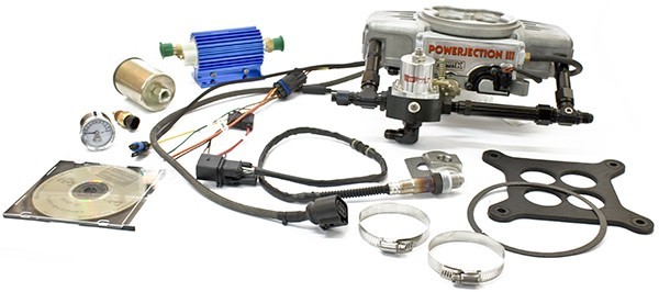 POWERJECTION III Complete Fuel Injection System (Satin Finish)