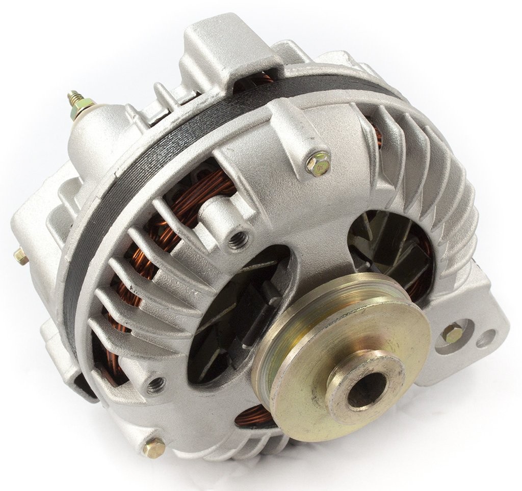 Remanufactured Alternator : 60AMP : Dual Pulley : Single Field : 2 Point Mount : suit Small Block 273/318/340/360