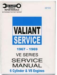 Workshop Service Manual : Valiant 1967-1969 VE
