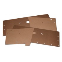 Door Trim Backing Board Set : suits VF/VG Hardtop