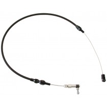 Braided Stainless Steel Throttle Cable : Black : suit Sniper EFI conversion bracket - Hemi 6 / Slant 6