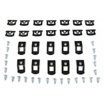 Windscreen Reveal Molding Clip Set : 1966 - 1967 as listed