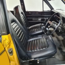 Seat Skin Trim Kit : VG Sedan "Pacer" : X1 Black : (Reclining Front Bucket, Rear Bench)