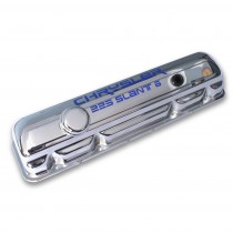 Chrome Rocker Cover Kit (with blue call-out decal) : suit Slant 6