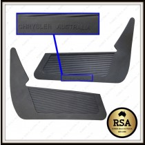 Front Chrysler Mud Flap Pair: Suits VH,VJ,VK,CL,CM+Charger