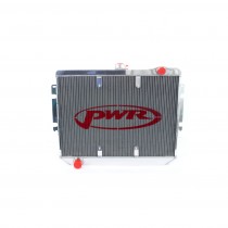 PWR Performance Radiator :  Brazen Alloy : Suit CL/CM Hemi 6 (with Thermal fan mount points)