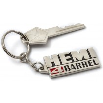 "Hemi 4 BARREL" Badge Key Tag