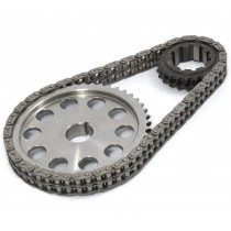 Small Block Double Roller Billet Steel Timing Chain & Gear Set (Howards Cams)
