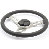 Complete Steering Wheel Kit, Leather Stitched : R/T 3 Spoke Look-alike (Nostalgia series) : suit VG/VH/VJ/VK/CL/CM