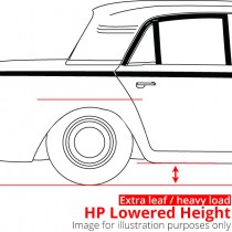 New Rear Leaf Spring : suit Chrysler Valiant : HP Lowered Height (w/ extra leaf)