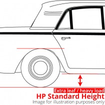 New Rear Leaf Spring : suit Chrysler Valiant : HP Standard Height (w/ extra leaf)