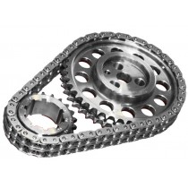 Rollmaster Pro Red Series -  Dual Row Timing Chain & Gear Set: suit Hemi 6 with Three Bolt Cam