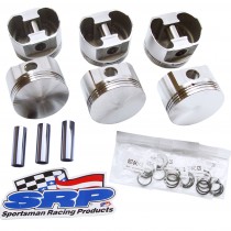 SRP Race Series  Flat Top Forged Piston Set : Suit Hemi 6 245 (.060" / 3.820") Compression Height 1.700