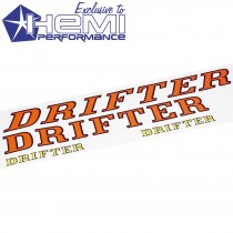 "DRIFTER" Callout Decal Set : suit CL Drifter Ute & Panel-Van (Lemon Twist)