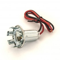 Twin Filament Light Socket Globe Holder : hole dia. 28.5mm