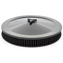 4 Barrel 14" Black Air Cleaner (2 inch height)