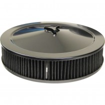 4 Barrel 14" Black Air Cleaner (3 inch height)