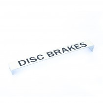 Brake Pedal Rubber 'Disc Brake' Nameplate : suit VG/VH/VJ/VK/CL/CM Manual
