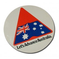 "Let's Advance Australia" Restoration Decal