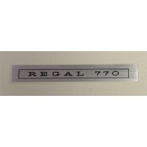 Regal 770 Door Badge Overlay Decal : VH/VJ/VK