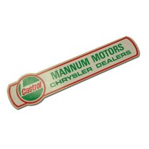 "Mannum Motors" Restoration Dealer Screen Decal