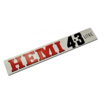 "Hemi 4.3 Litre" Air Cleaner Decal : VJ/VK (265Ci)