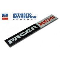 "Pacer Hemi" Interior Nameplate Insert Decal : suit VH Pacer
